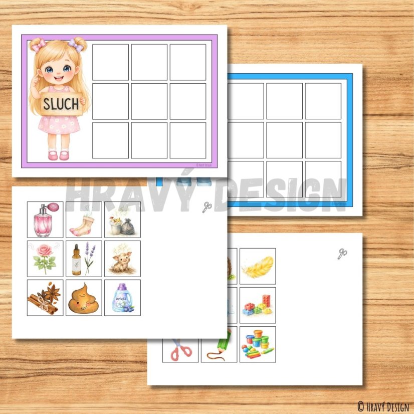 Lidské smysly - přiřazování