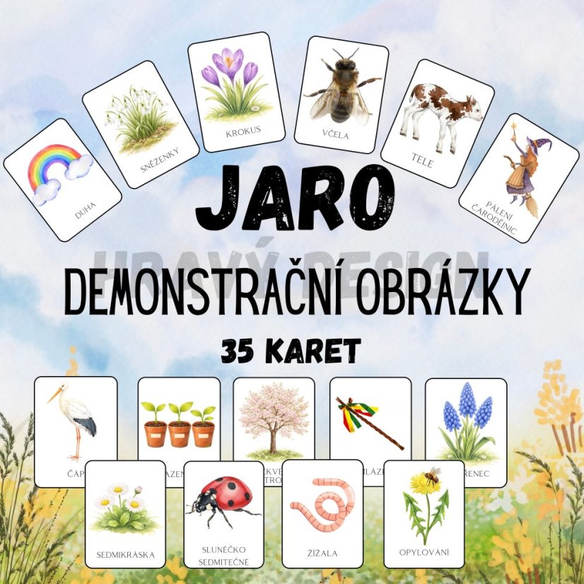 Jaro - demonstrační obrázky - PDF pro děti 