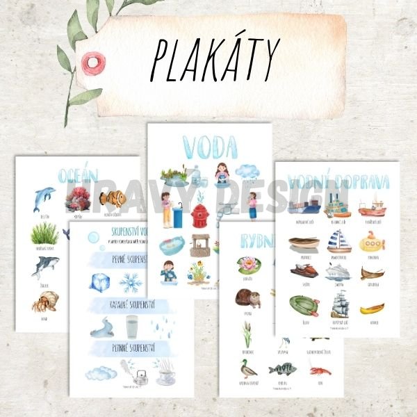 Foto: Světový den vody - plakáty