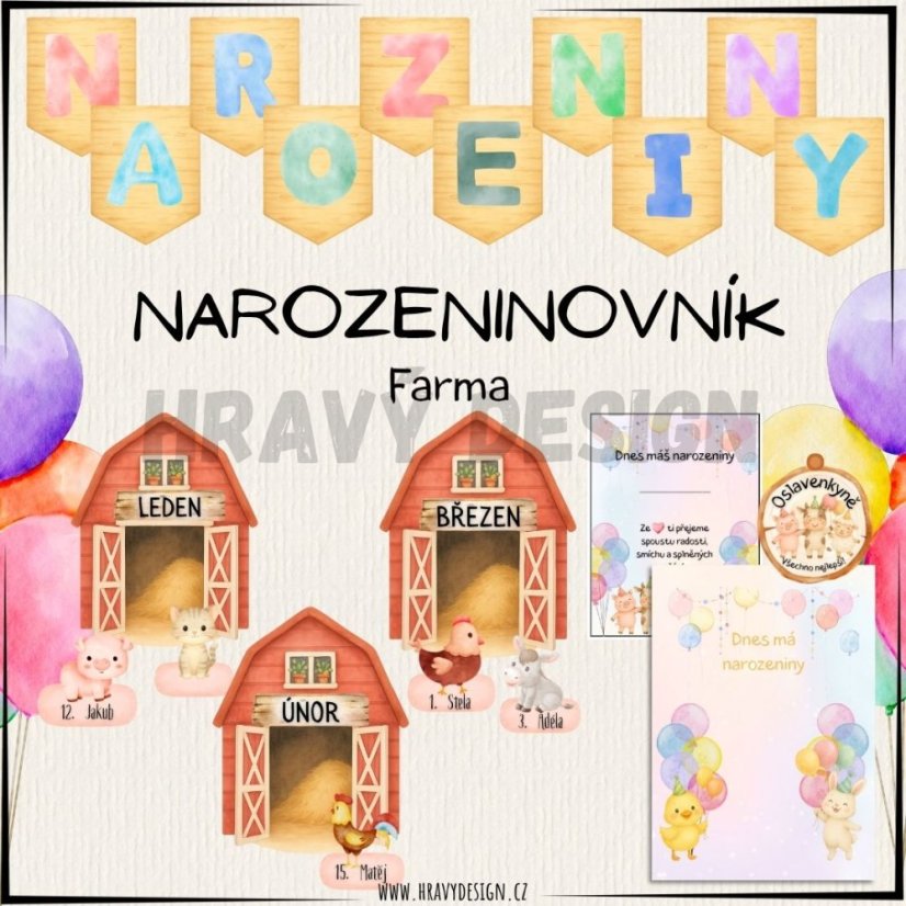 Foto: Narozeninovník - farma