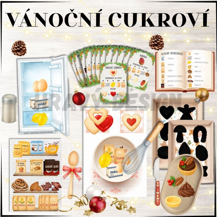 Pečení vánočního cukroví