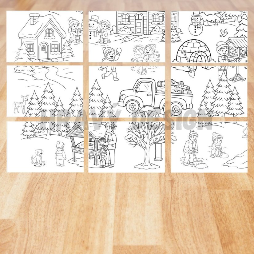 Kooperativní obraz - Leden