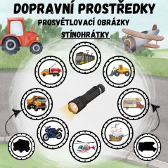 Foto: Prosvětlovací obrázky - dopravní prostředky mš