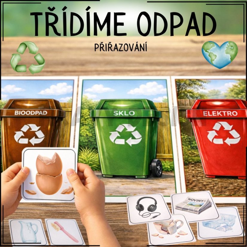Třídíme odpad - přiřazování