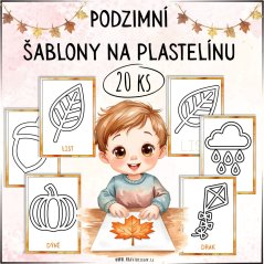 Podzimní šablony na plastelínu Podzimní šablony na plastelínu