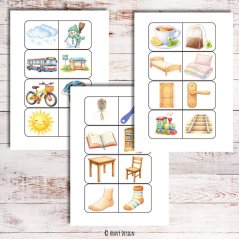 Co k sobě patří? Skládačky