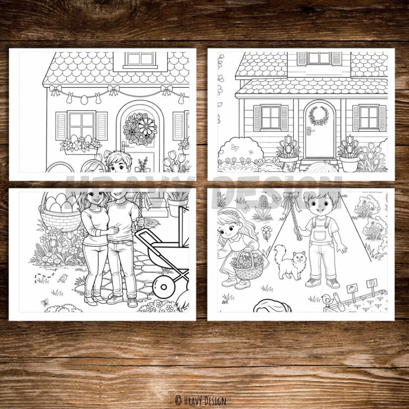 Duben - kooperativní obraz